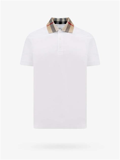 grey burberry shirt mens|burberry white polo shirt men's.